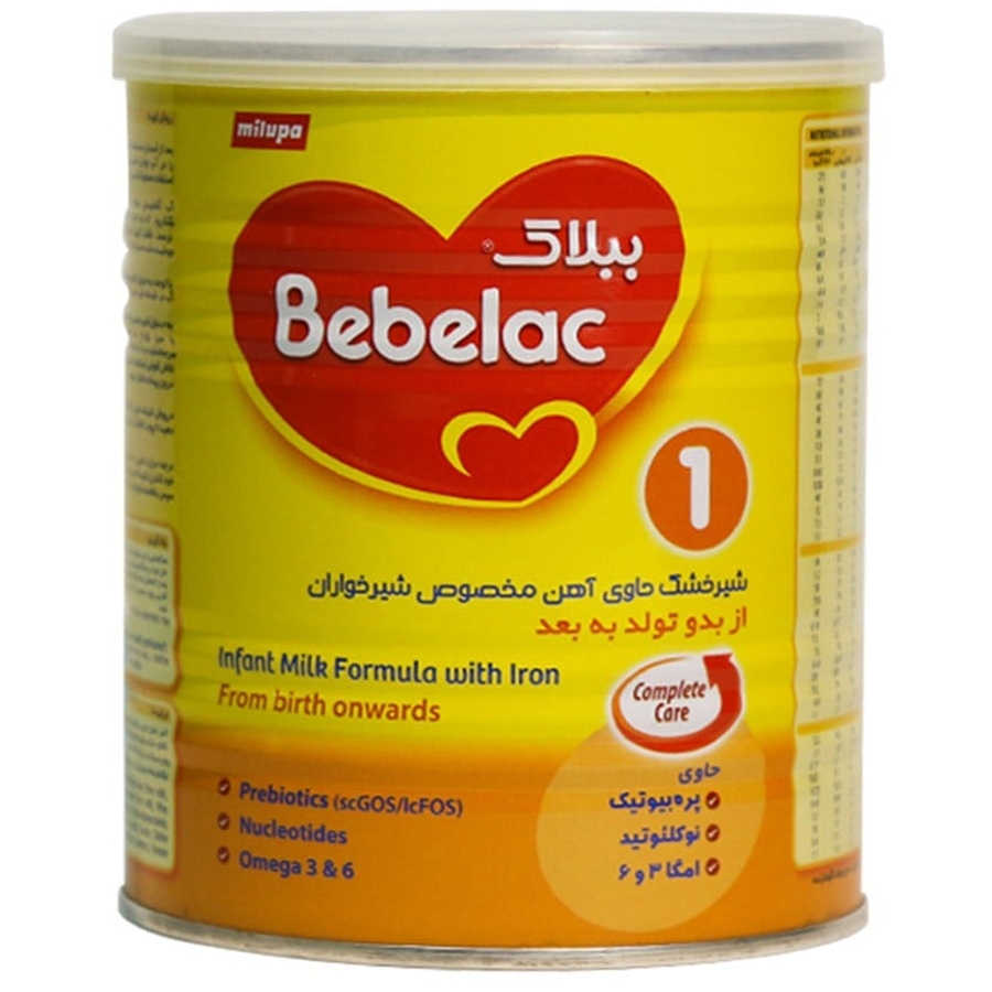 شیر خشک ببلاک ۱ میلوپا مناسب از بدو تولد به بعد ۴۰۰ گرم
