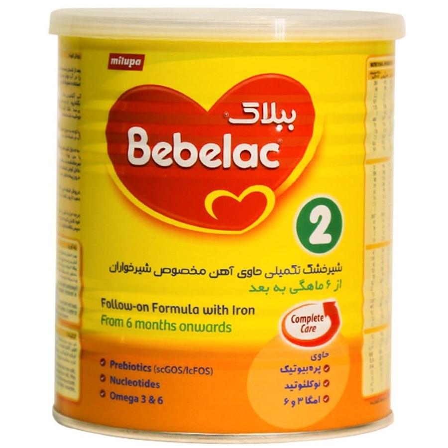شیر خشک ببلاک ۲ میلوپا از ۶ تا ۱۲ ماهگی ۴۰۰ گرم
