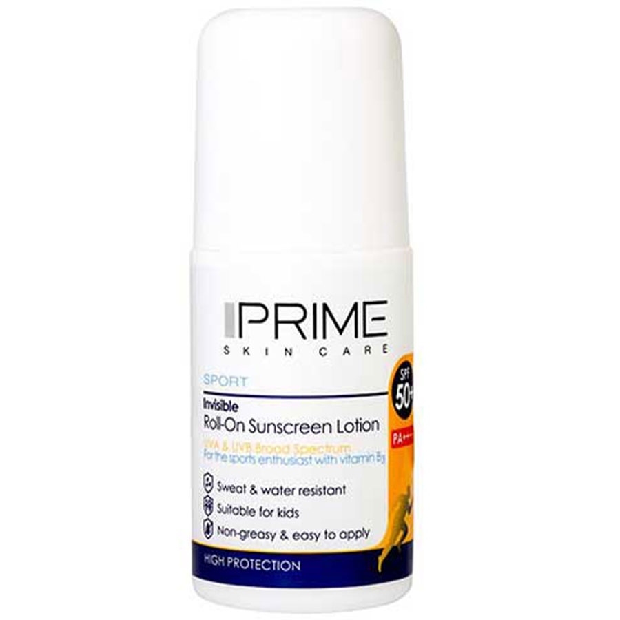 رول آن لوسیون ضد آفتاب SPF50 پرایم