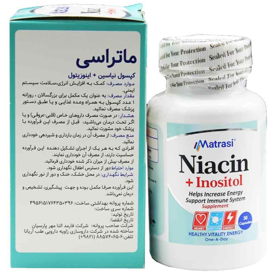 کپسول نیاسین و اینوزیتول