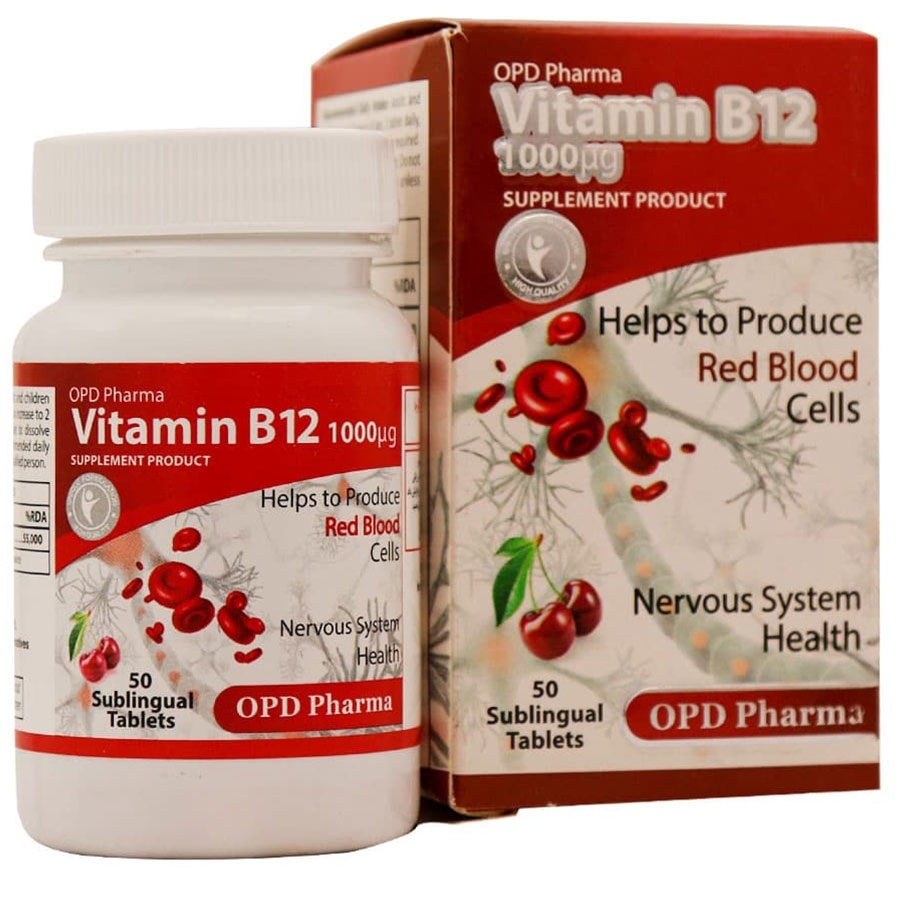 قرص زیر زبانی ویتامین ب12 او پی دی فارما