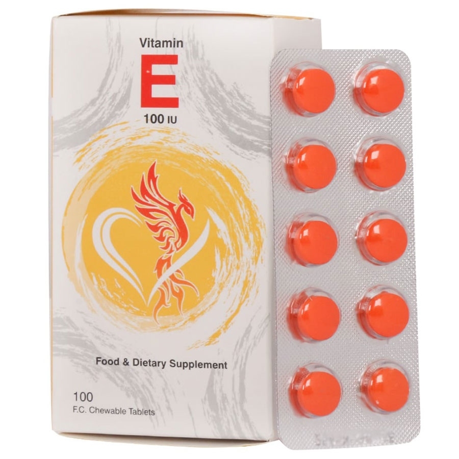 قرص جویدنی ویتامین ای 100 واحدی