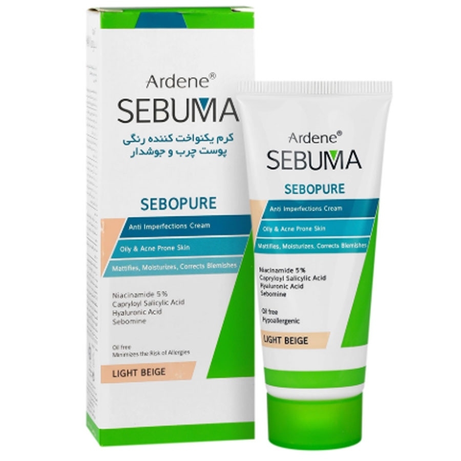 کرم یکنواخت کننده رنگی پوست چرب و جوش دار سبوپیور