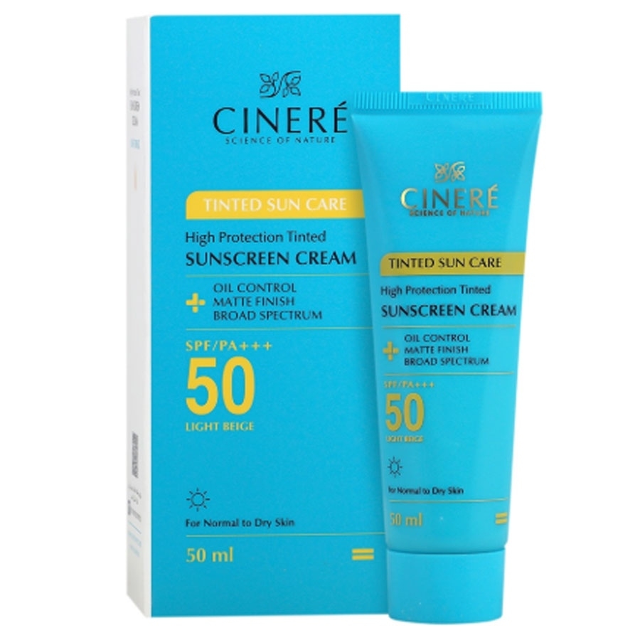 کرم ضد آفتاب رنگی +SPF50