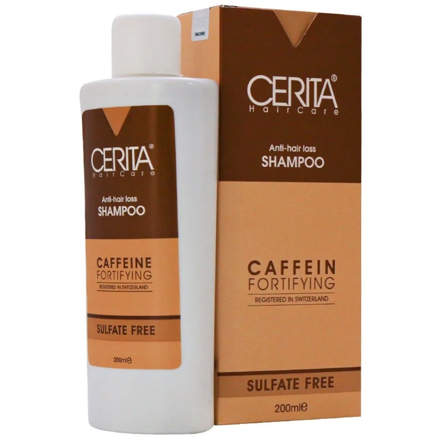 شامپو ضد ریزش کافئین موی خشک