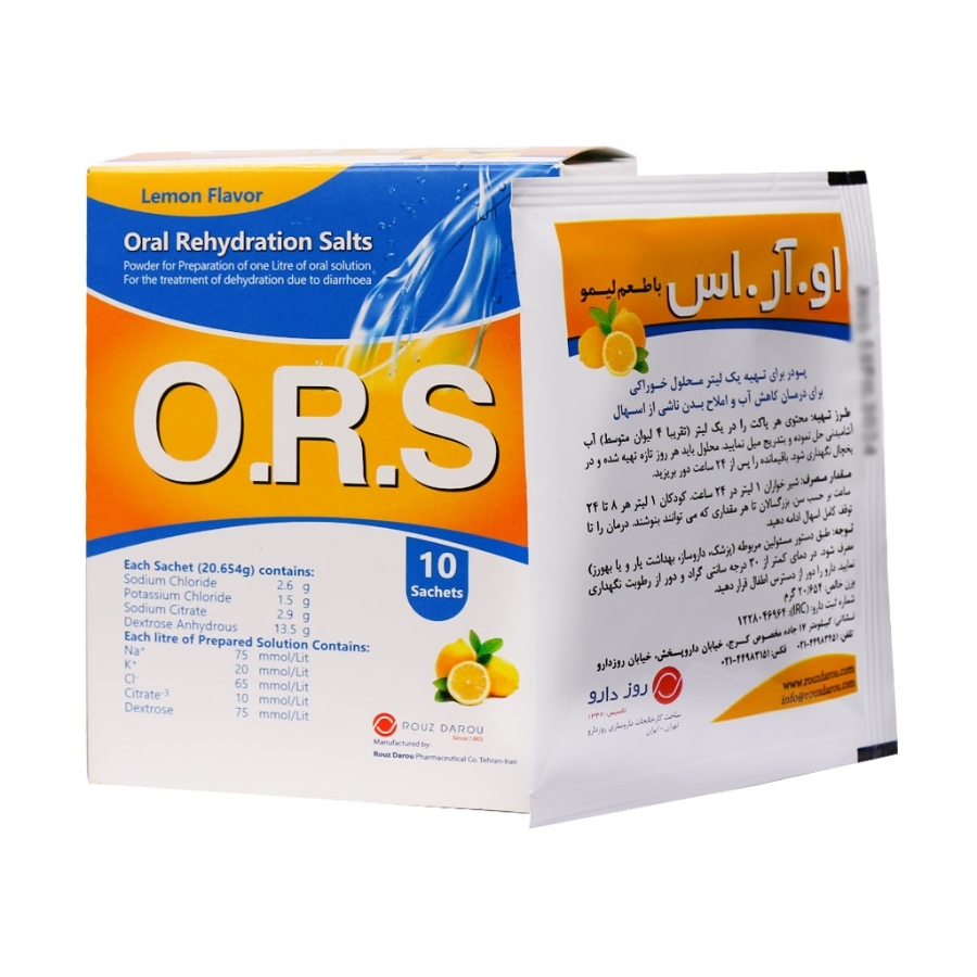 پودر او آر اس روز دارو 10 ساشه