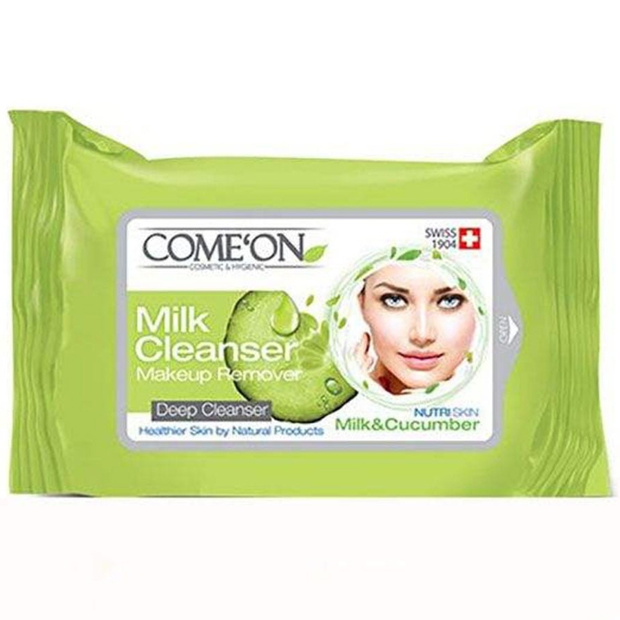 دستمال مرطوب پاک کننده آرایش کامان 20 عدد