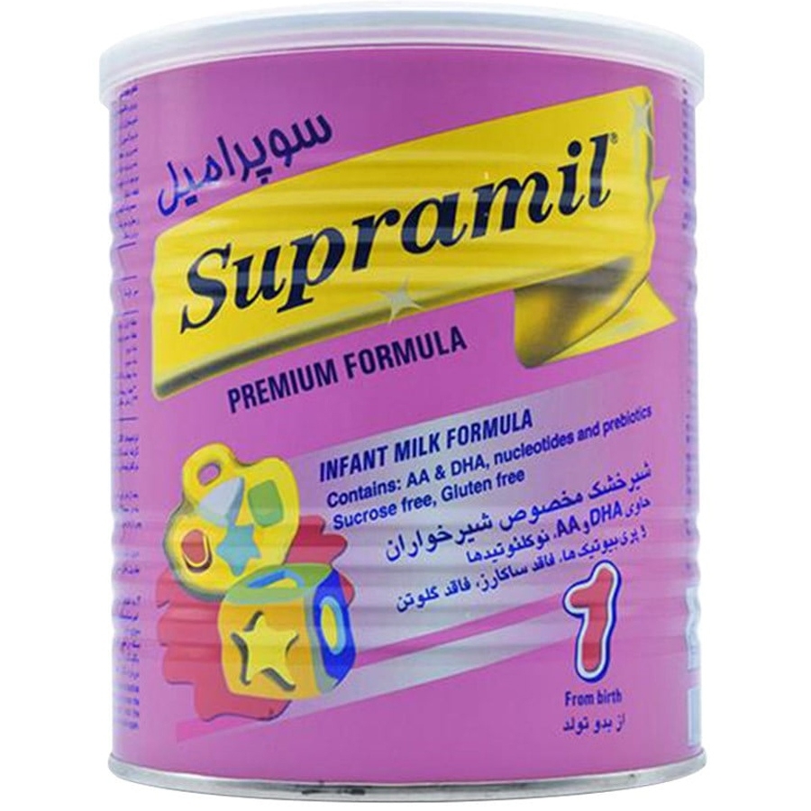 شیر خشک سوپرامیل ۱ فاسکا از بدو تولد تا ۶ ماهگی ۴۰۰ گرم