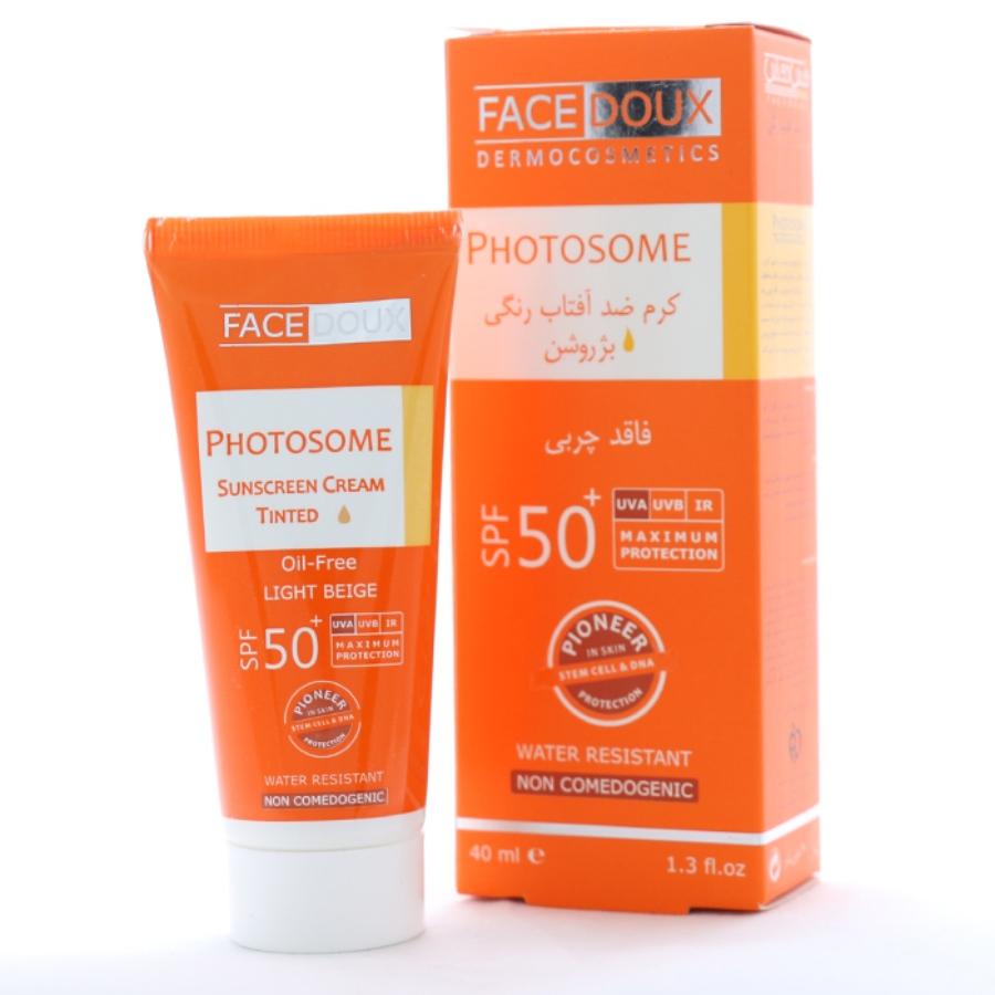 کرم ضد آفتاب فوتوزوم فیس دوکس ⁺SPF50 حجم ۴۰ میلی لیتر